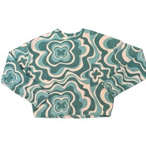 H&M Green Oversized Long Sleeve Sweater Sz‎ 16/18.